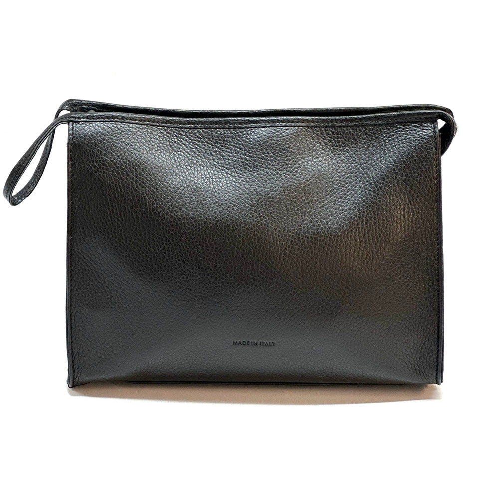 Elvira leather clutch