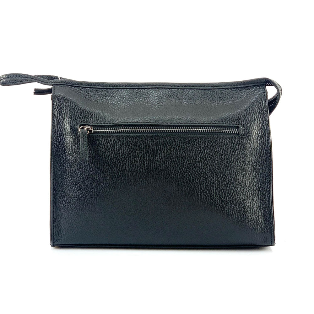 Elvira leather clutch