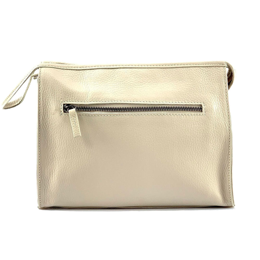 Elvira leather clutch