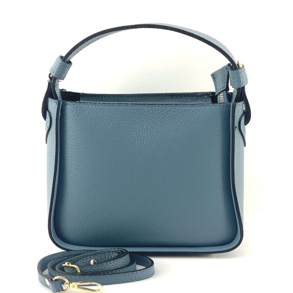 Alice Leather Handbag Colour Azure handbag