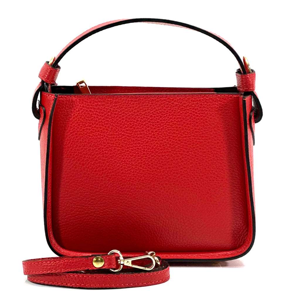 Alice Leather Handbag Colour Light red handbag