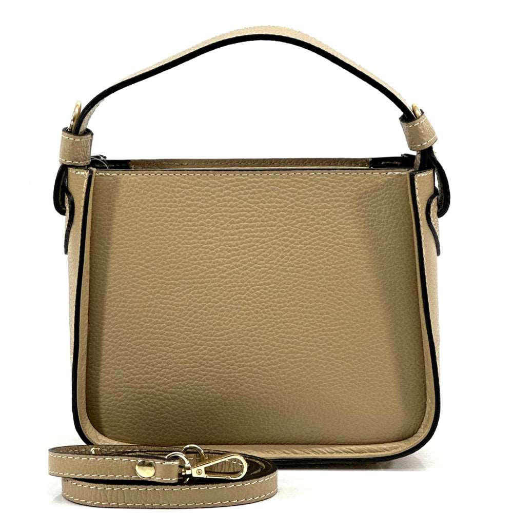 Alice Leather Handbag Colour Light taupe handbag