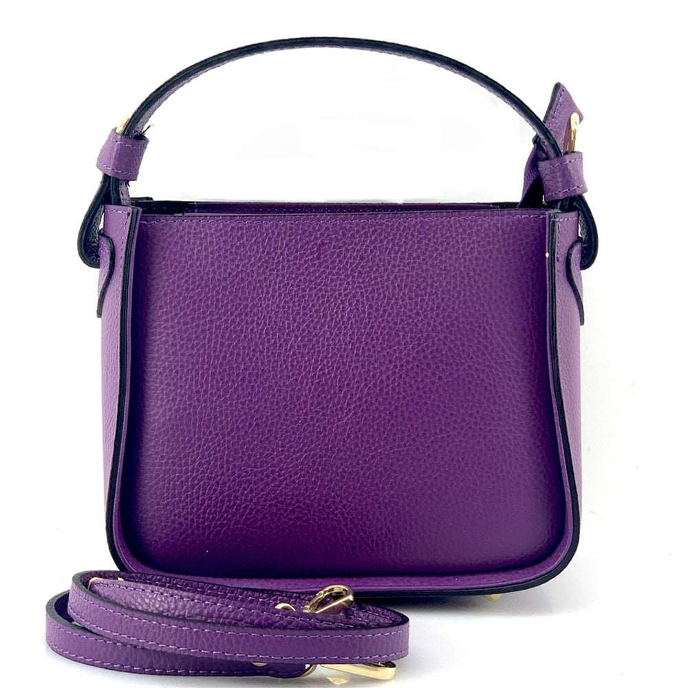 Alice Leather Handbag Colour Purple handbag