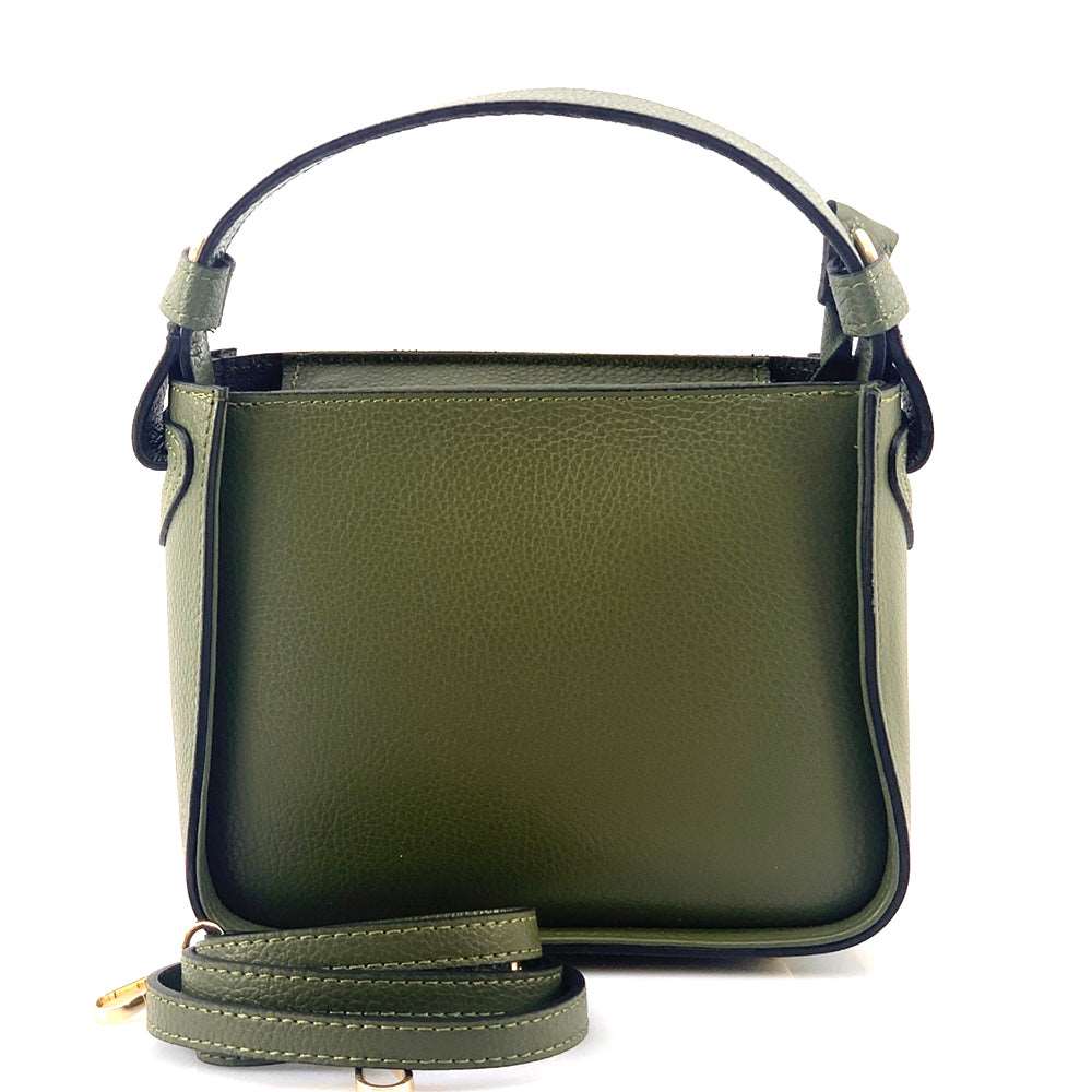 Alice Leather Handbag Colour Dark green handbag