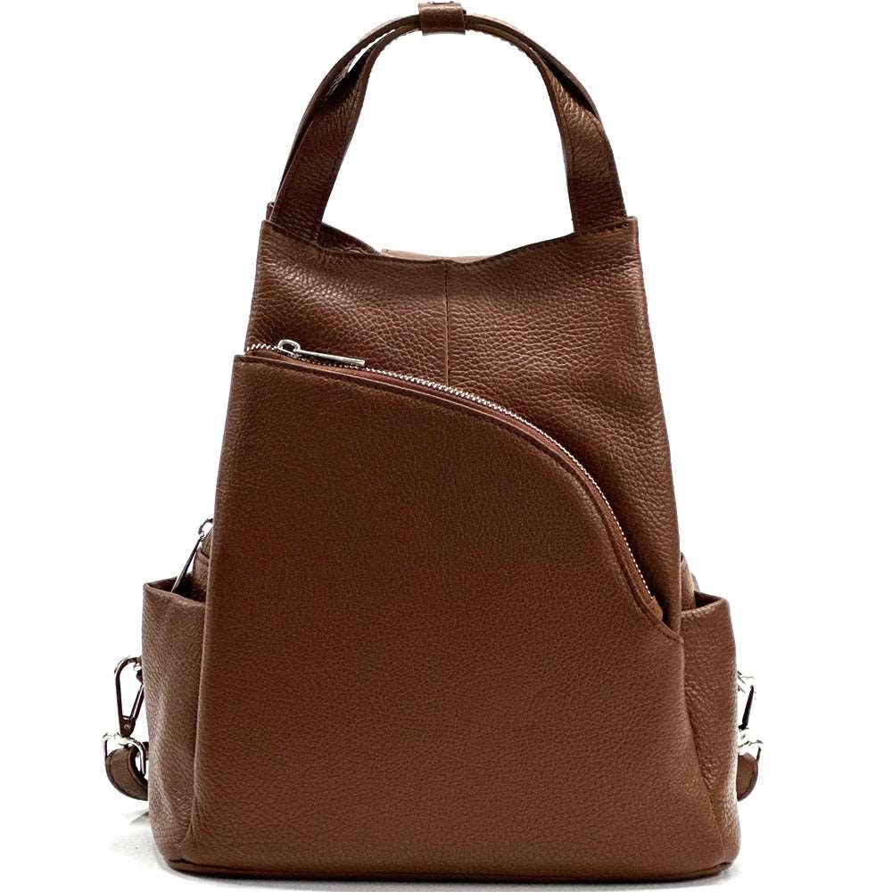 Antonella Leather Backpack Colour Brown backpack