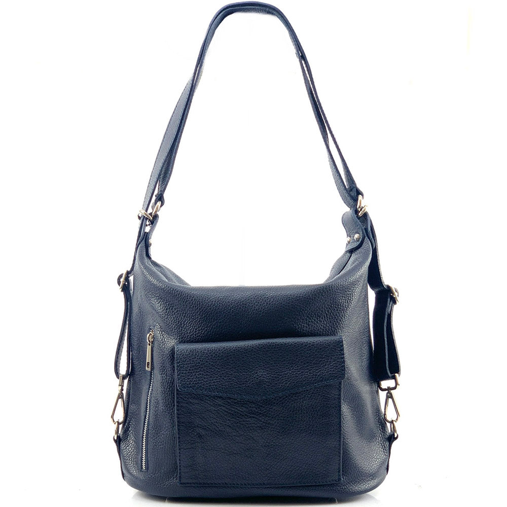 Lidia leather shoulder bag