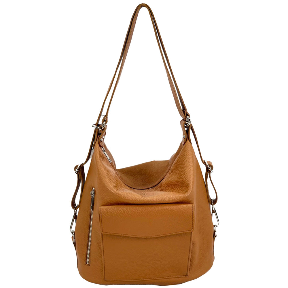 Lidia leather shoulder bag