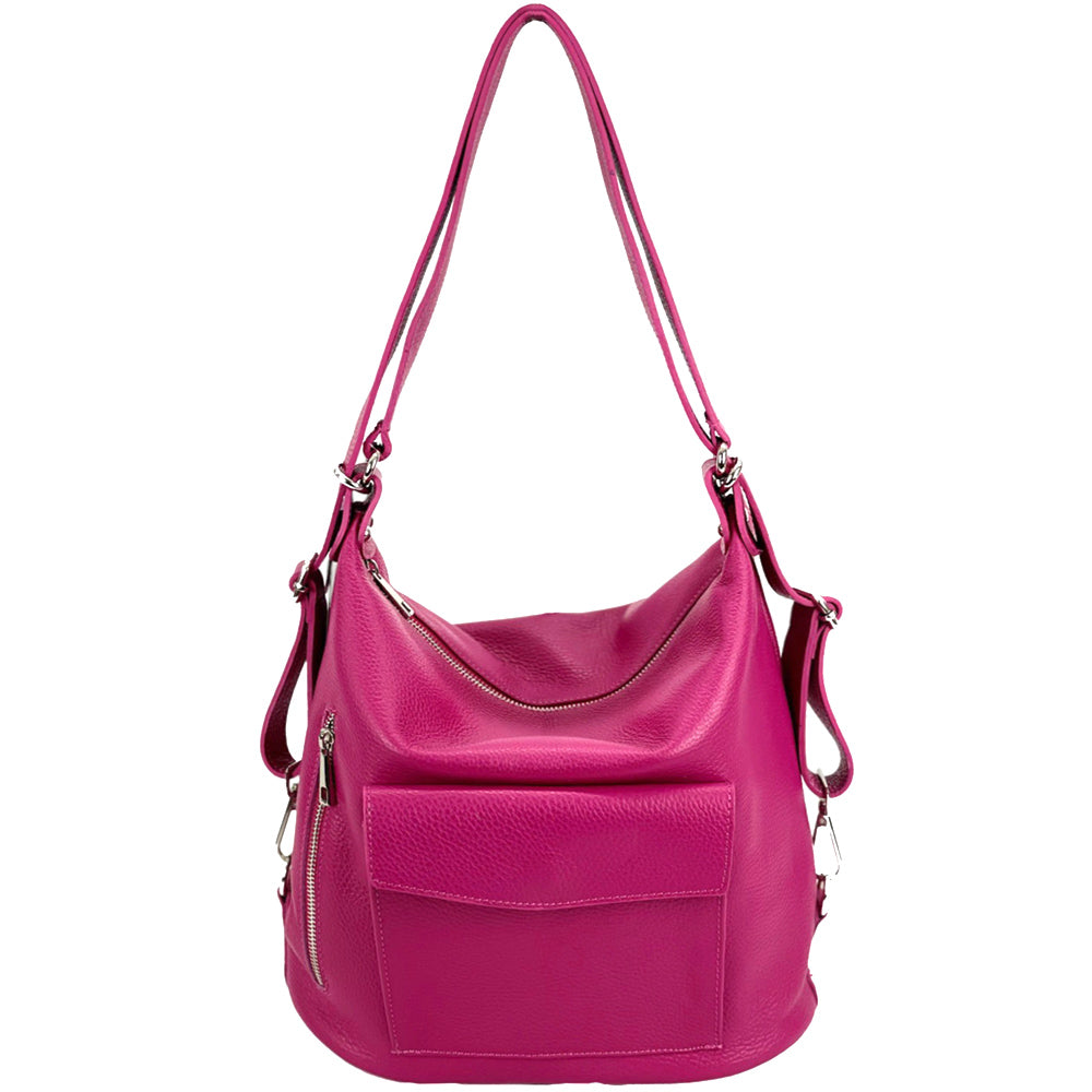 Lidia leather shoulder bag