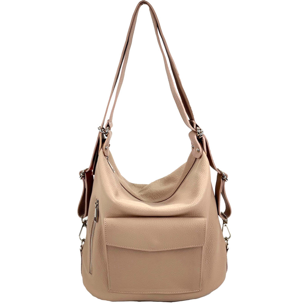 Lidia leather shoulder bag