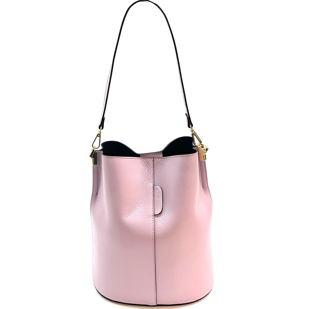 Maddalena GM leather bucket bag