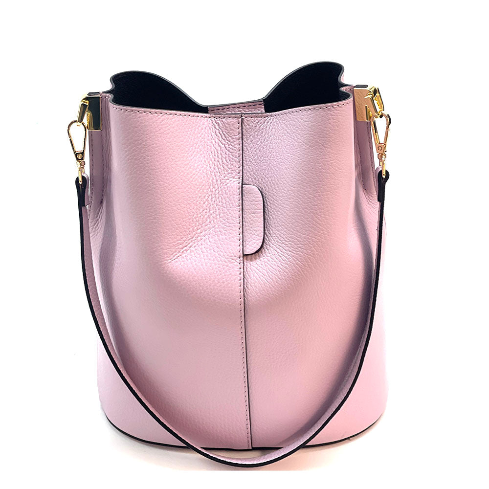 Maddalena GM leather bucket bag