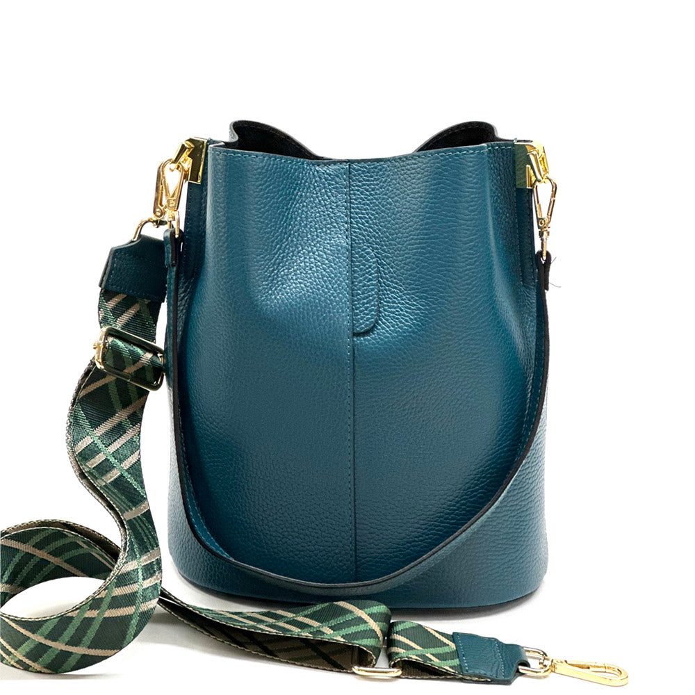 Maddalena GM leather bucket bag