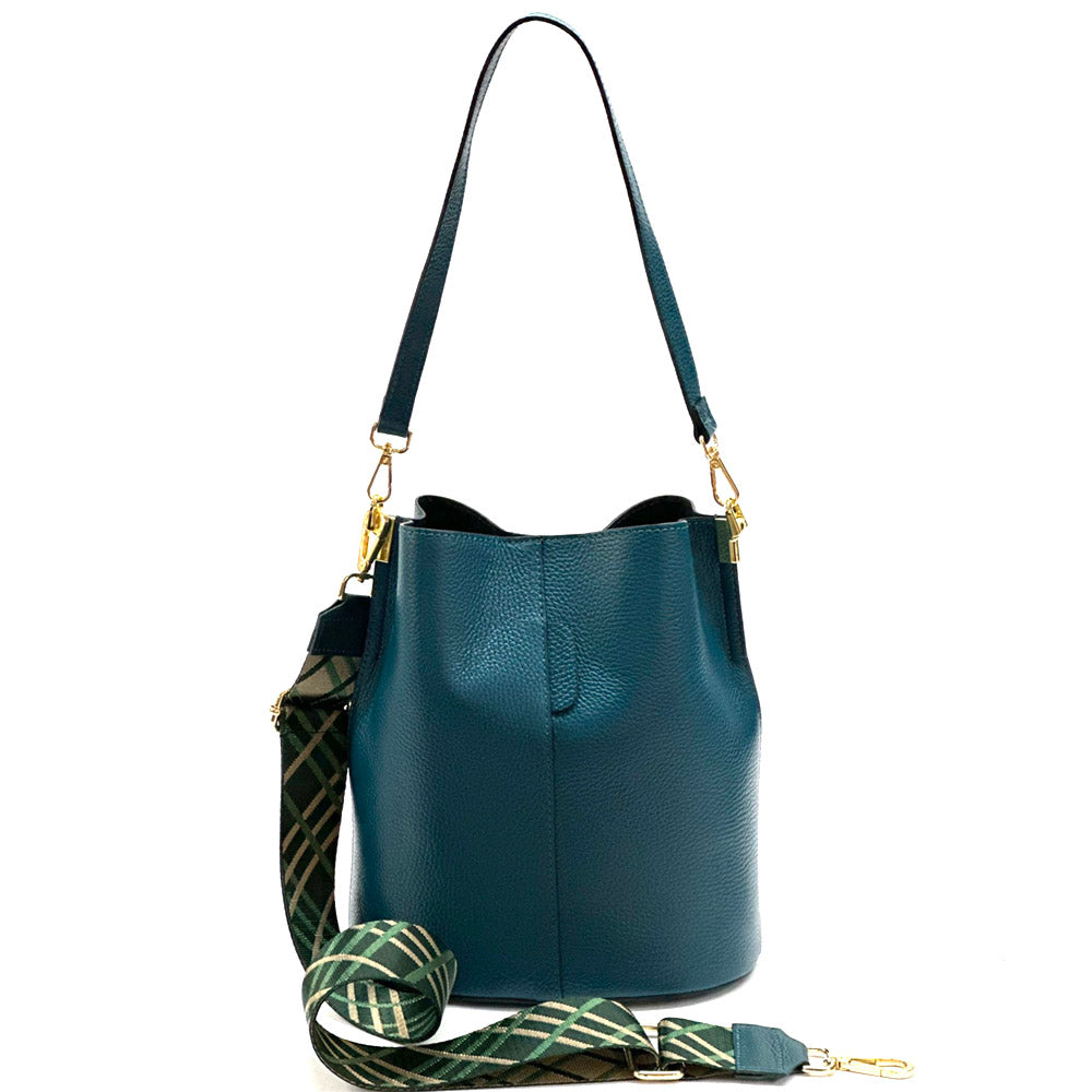 Maddalena GM leather bucket bag