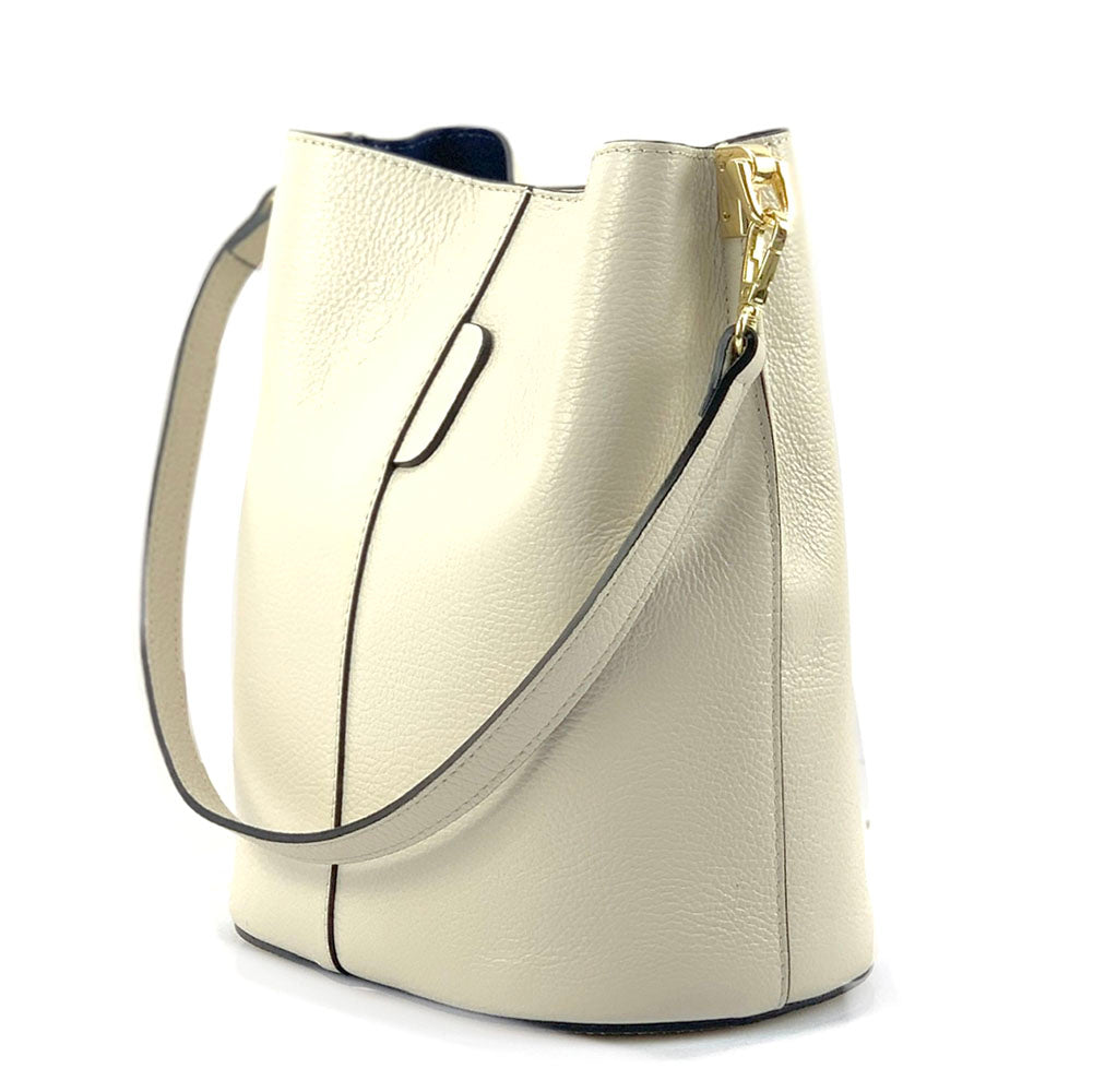 Maddalena GM leather bucket bag