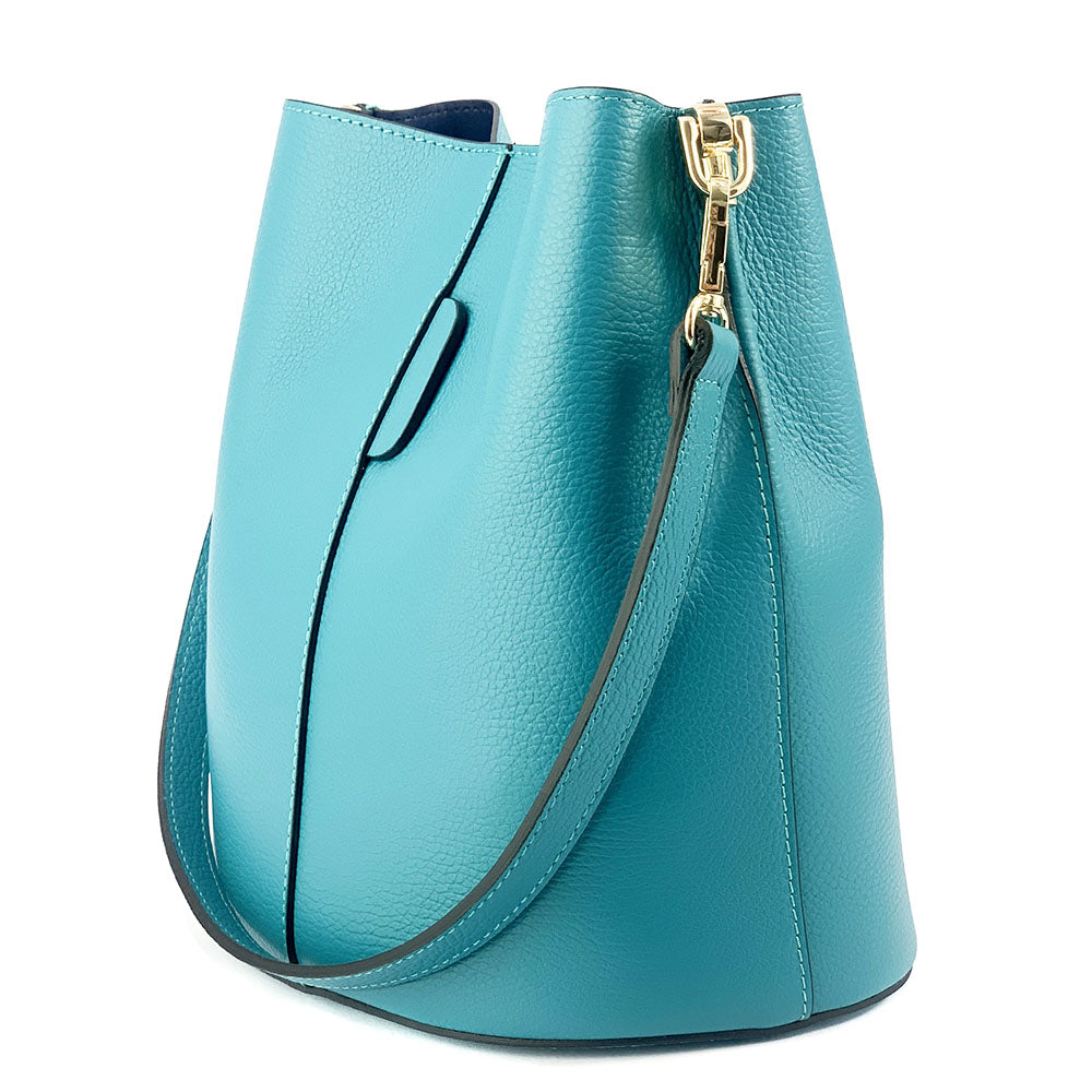 Maddalena GM leather bucket bag