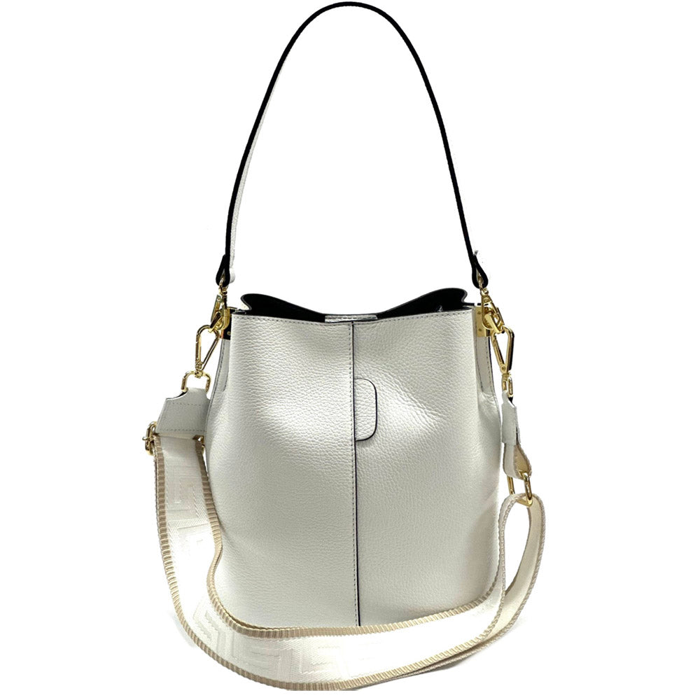 Maddalena GM leather bucket bag