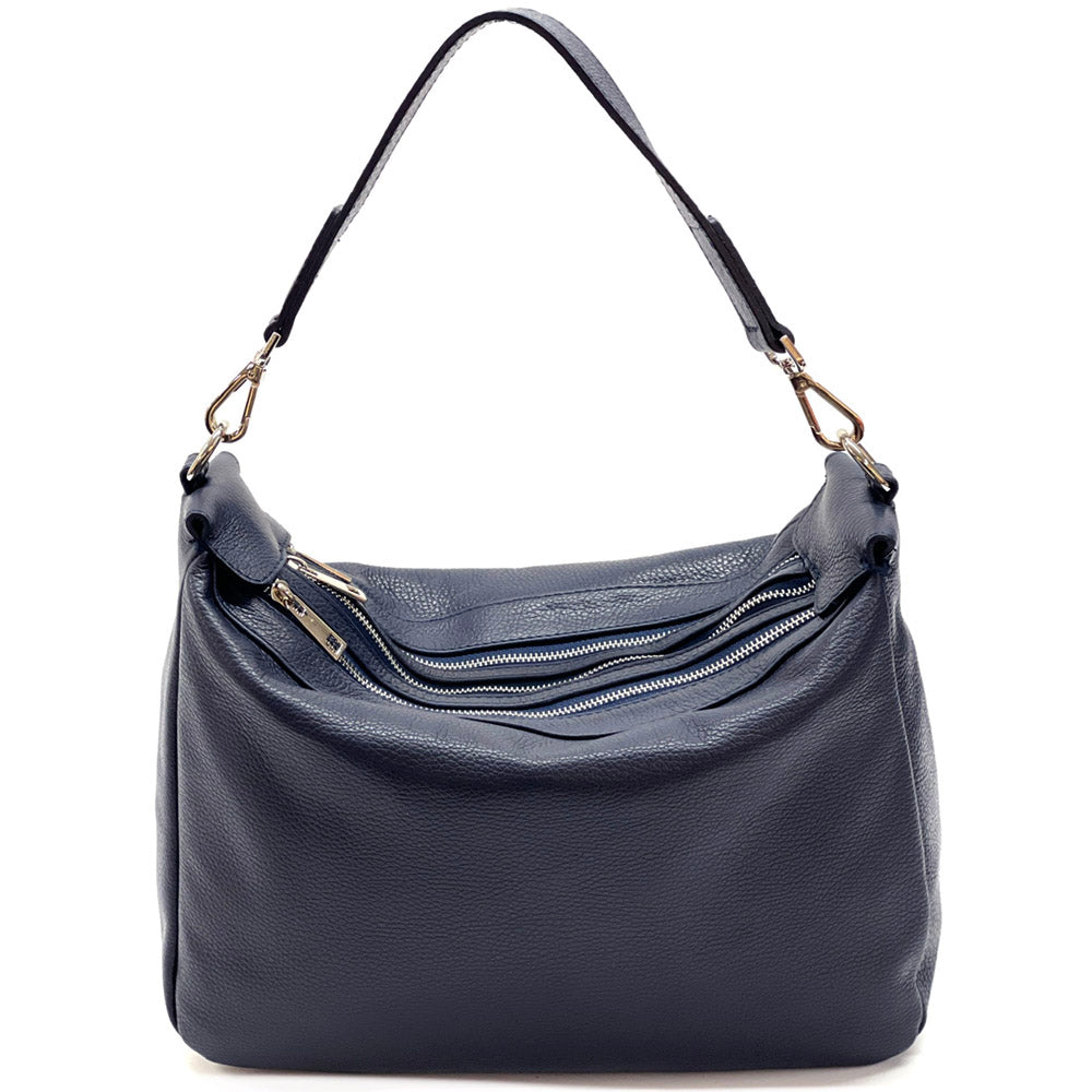 Assunta leather shoulder bag