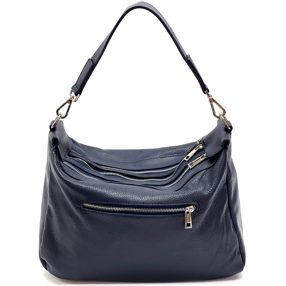 Assunta leather shoulder bag