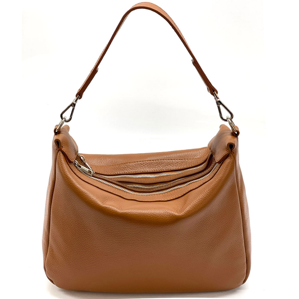 Assunta leather shoulder bag