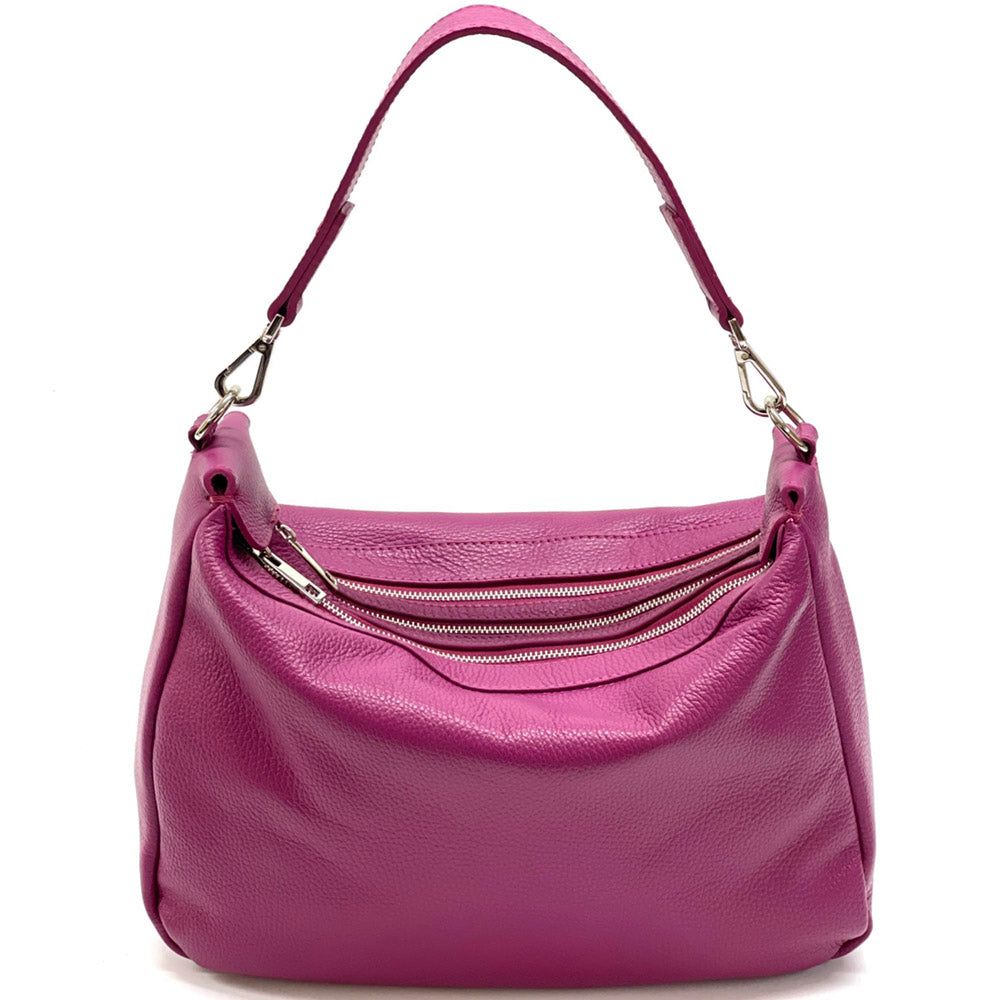 Assunta leather shoulder bag