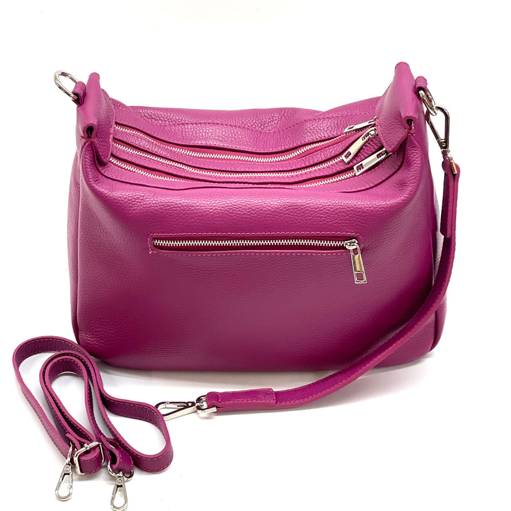 Assunta leather shoulder bag