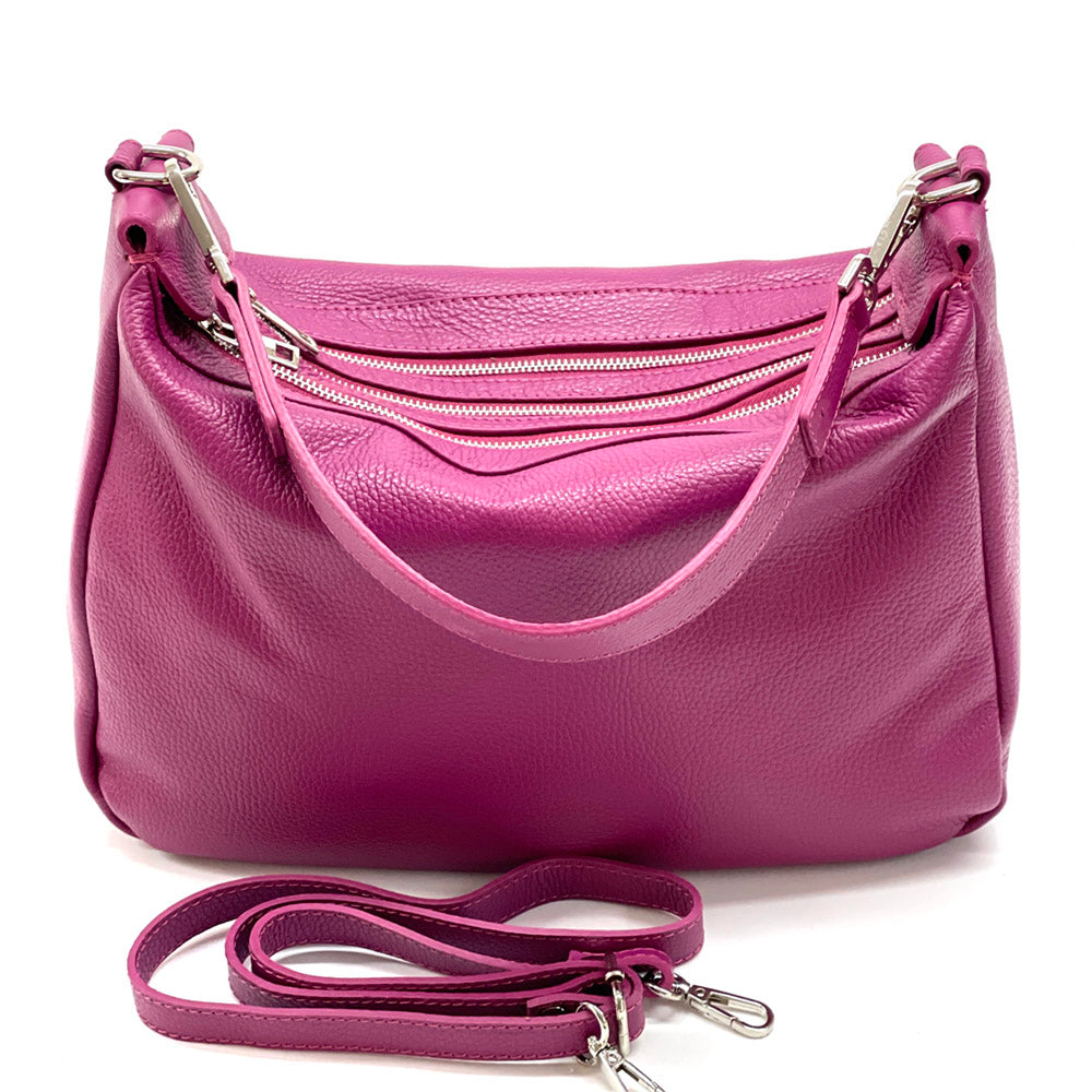 Assunta leather shoulder bag