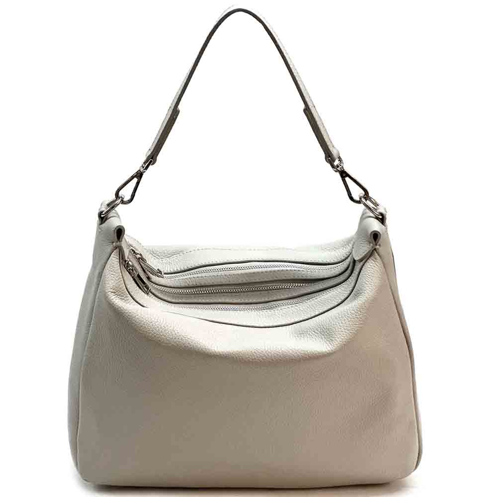 Assunta leather shoulder bag