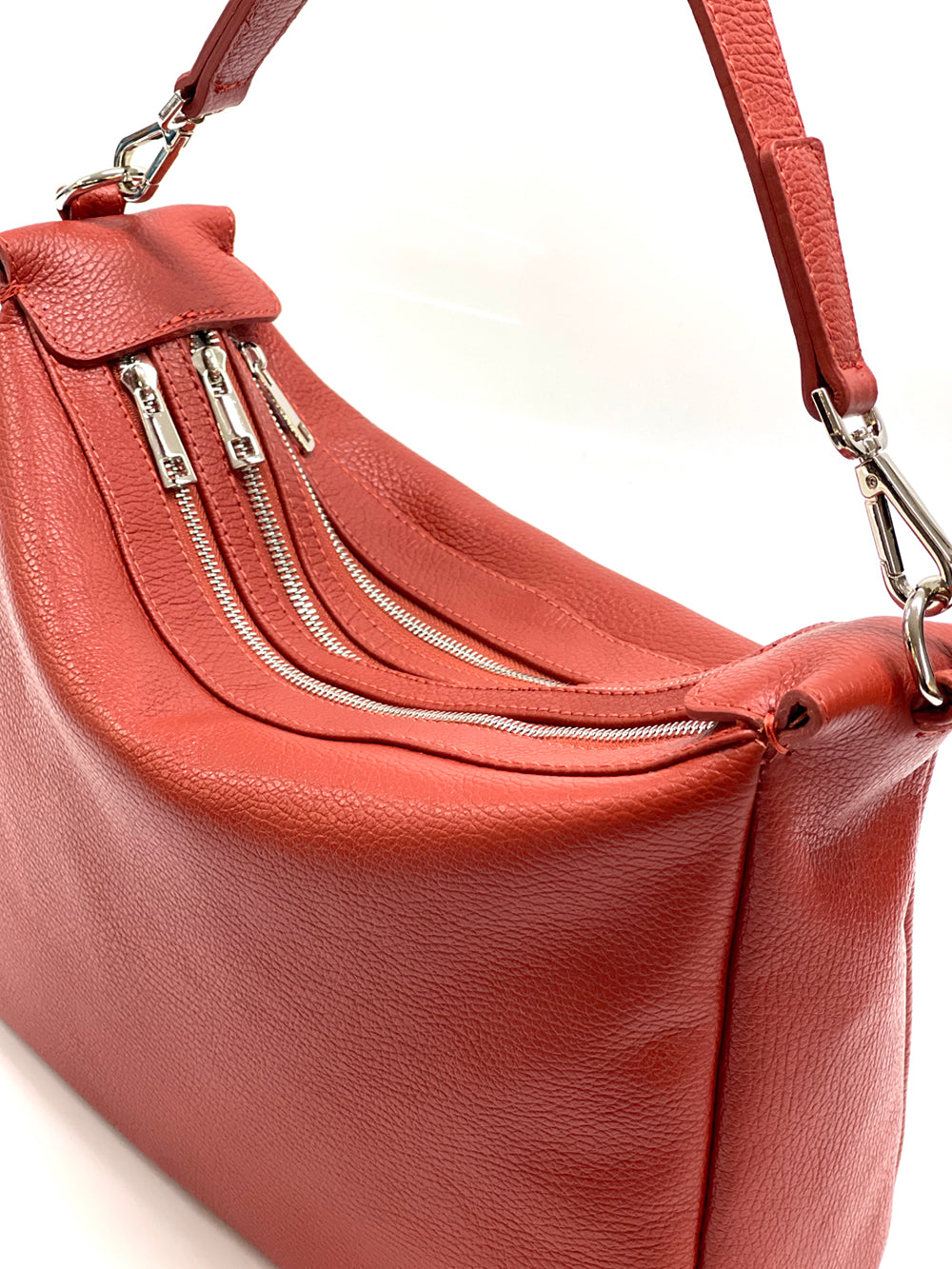 Assunta leather shoulder bag