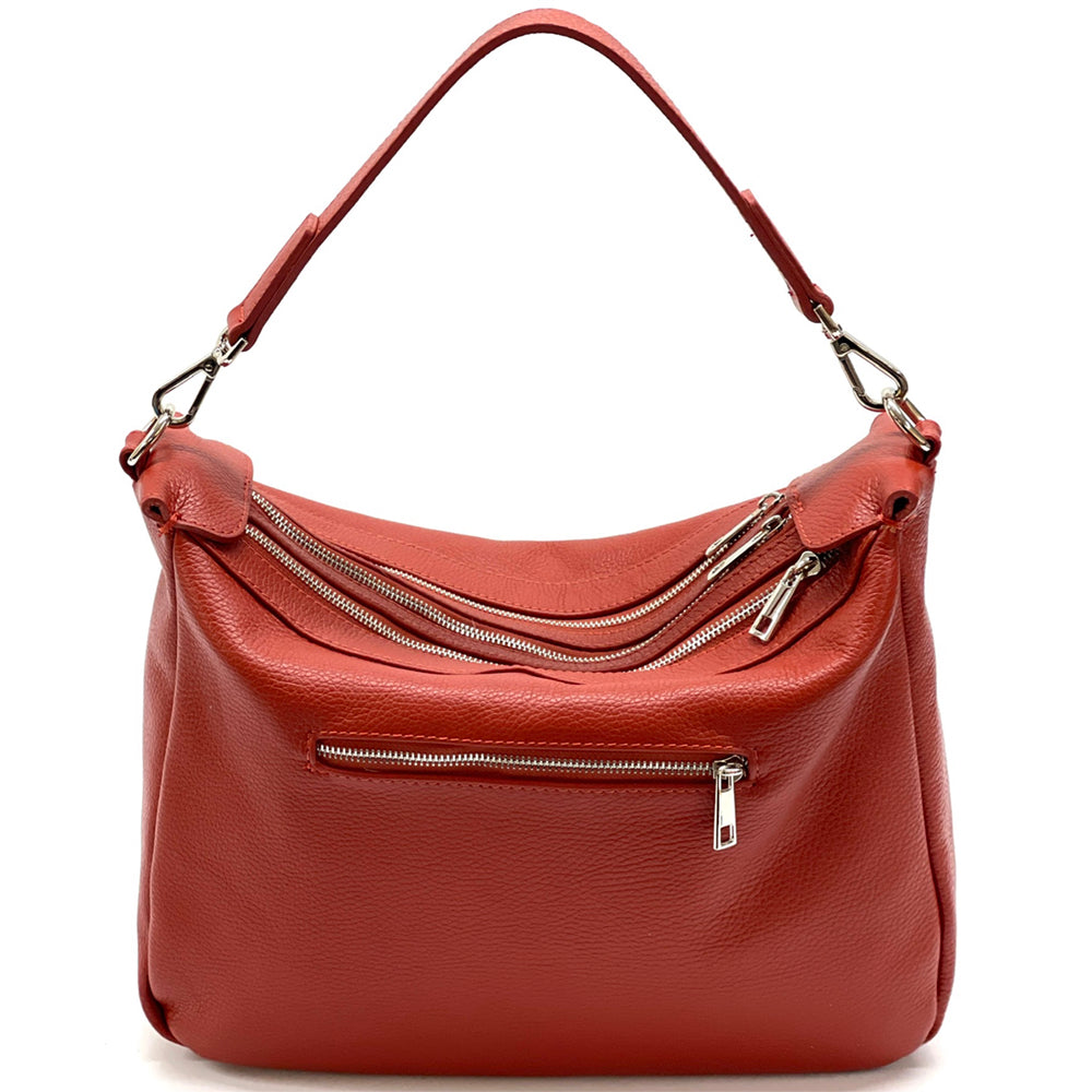 Assunta leather shoulder bag