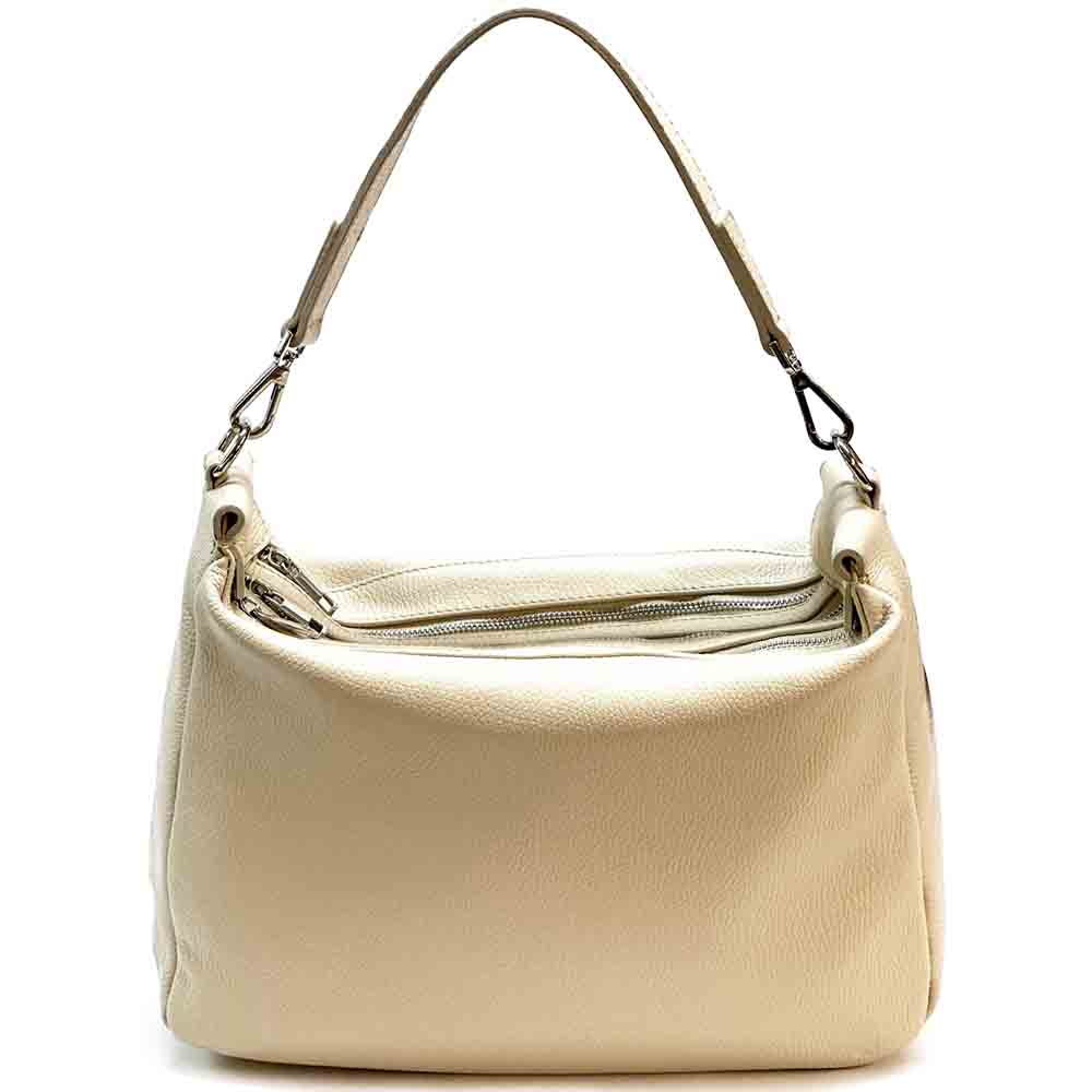 Assunta leather shoulder bag