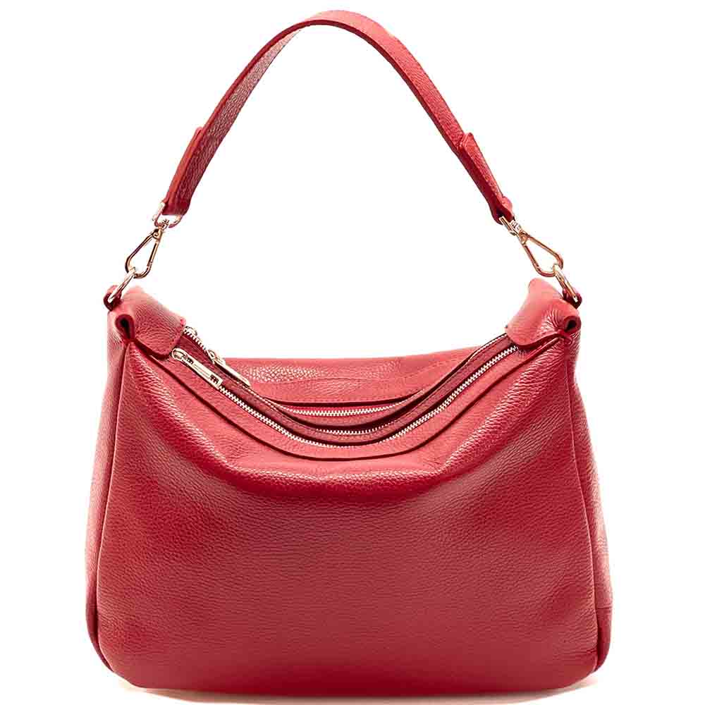 Assunta leather shoulder bag