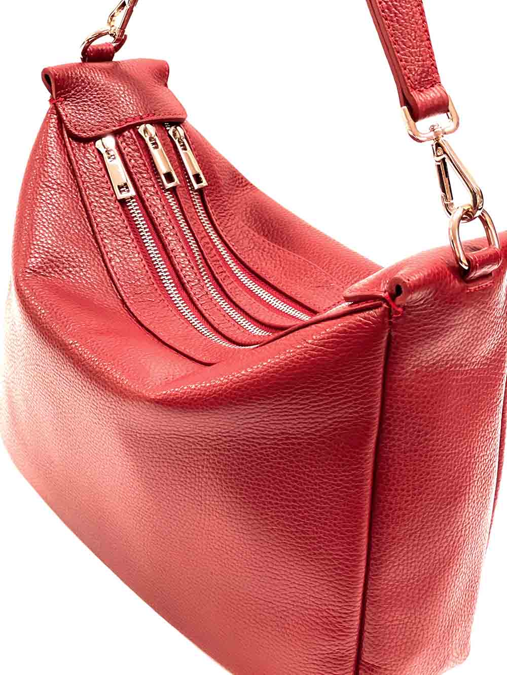 Assunta leather shoulder bag