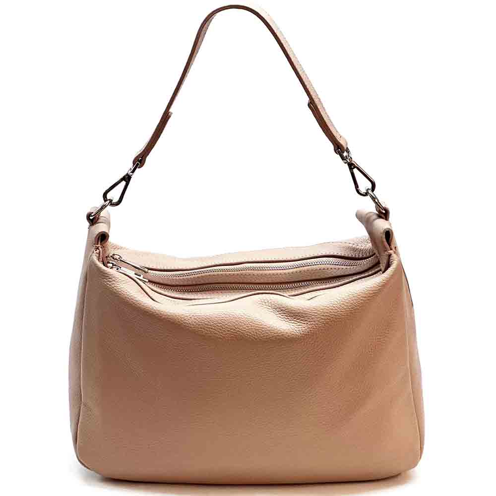 Assunta leather shoulder bag