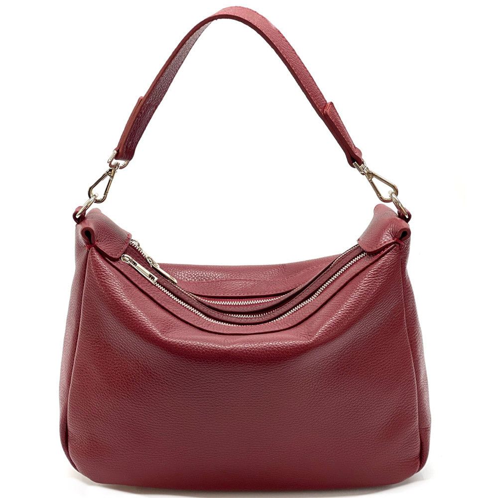 Assunta leather shoulder bag