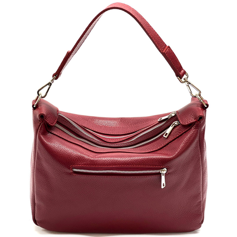 Assunta leather shoulder bag