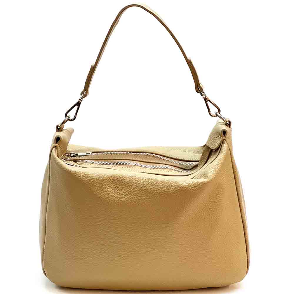 Assunta leather shoulder bag