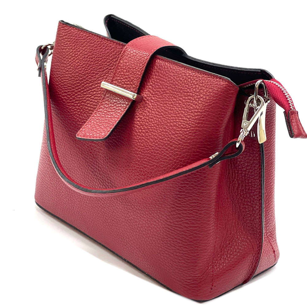 Kristen T leather shoulder bag