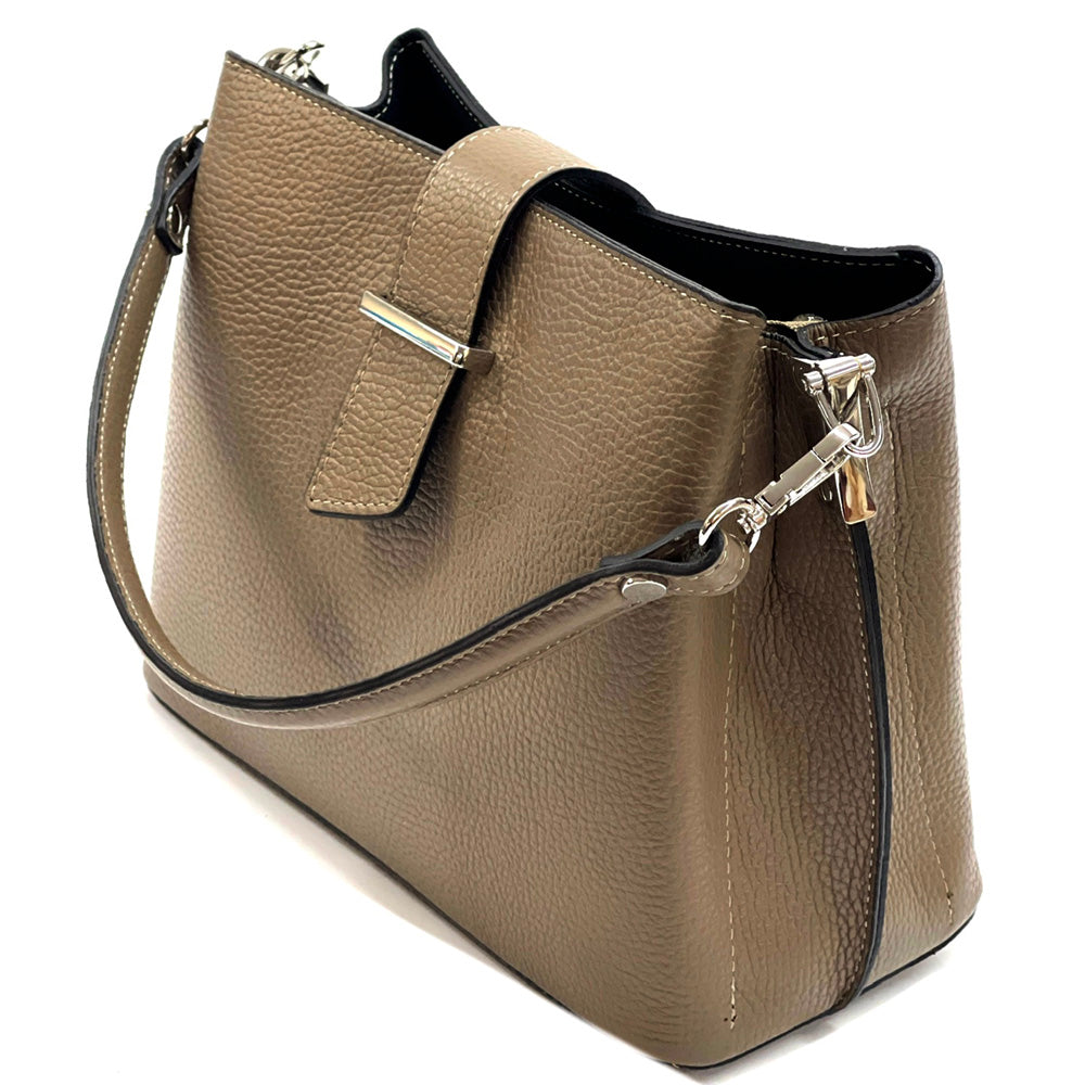 Kristen T leather shoulder bag