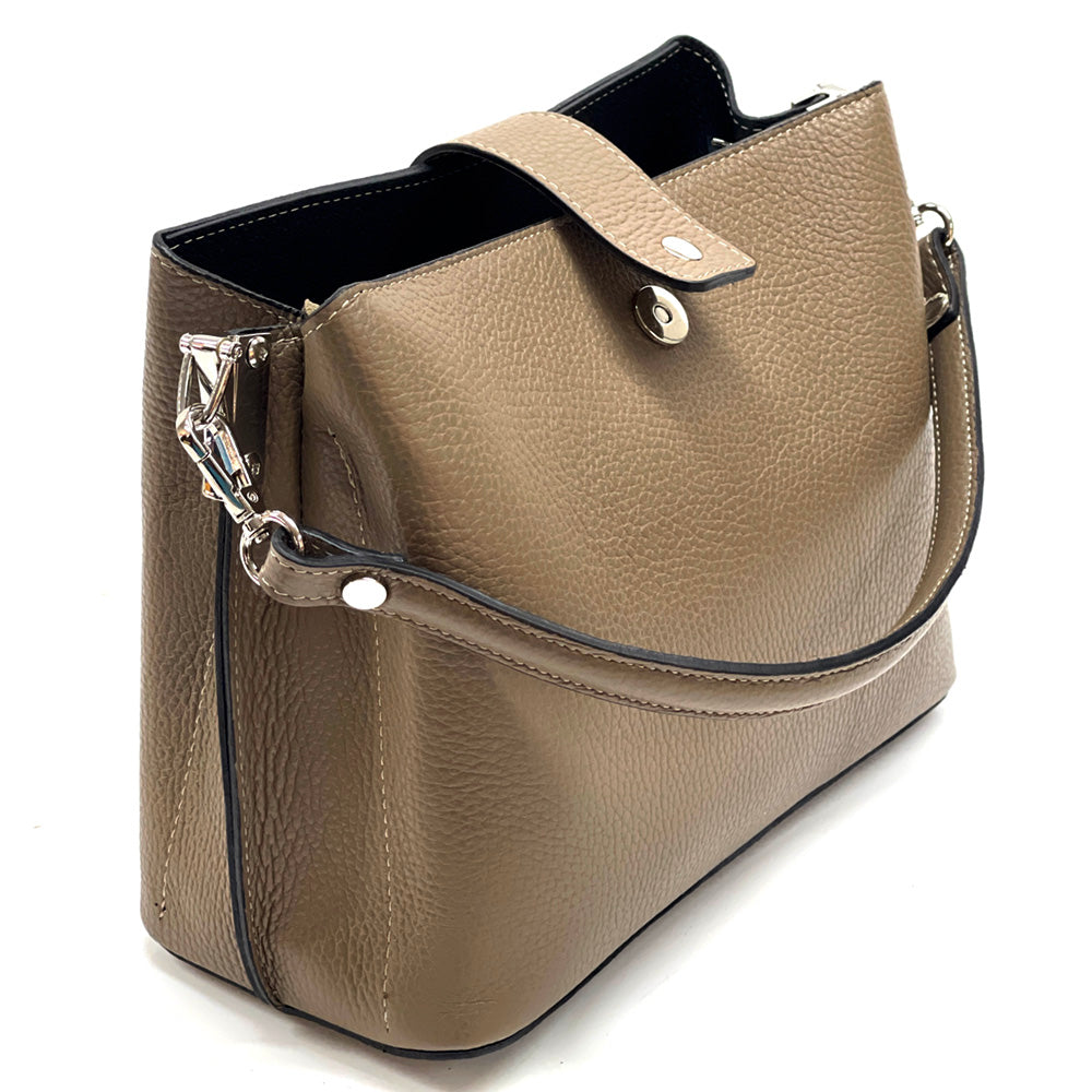 Kristen T leather shoulder bag