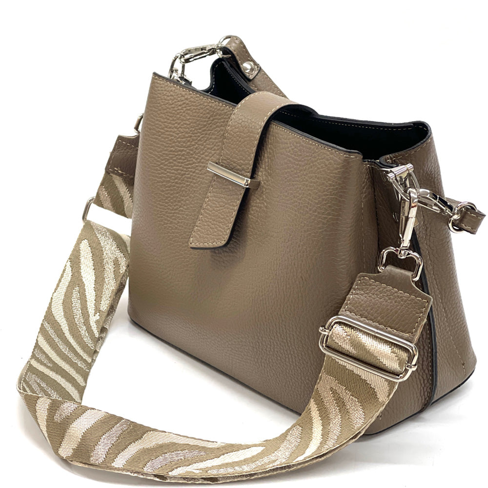 Kristen T leather shoulder bag