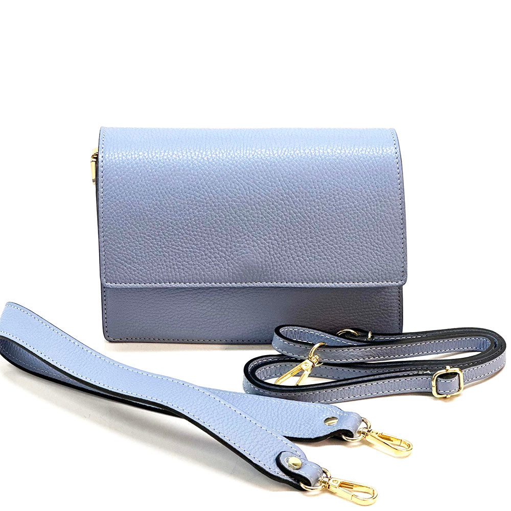 Wristlet made with cow leather handbag