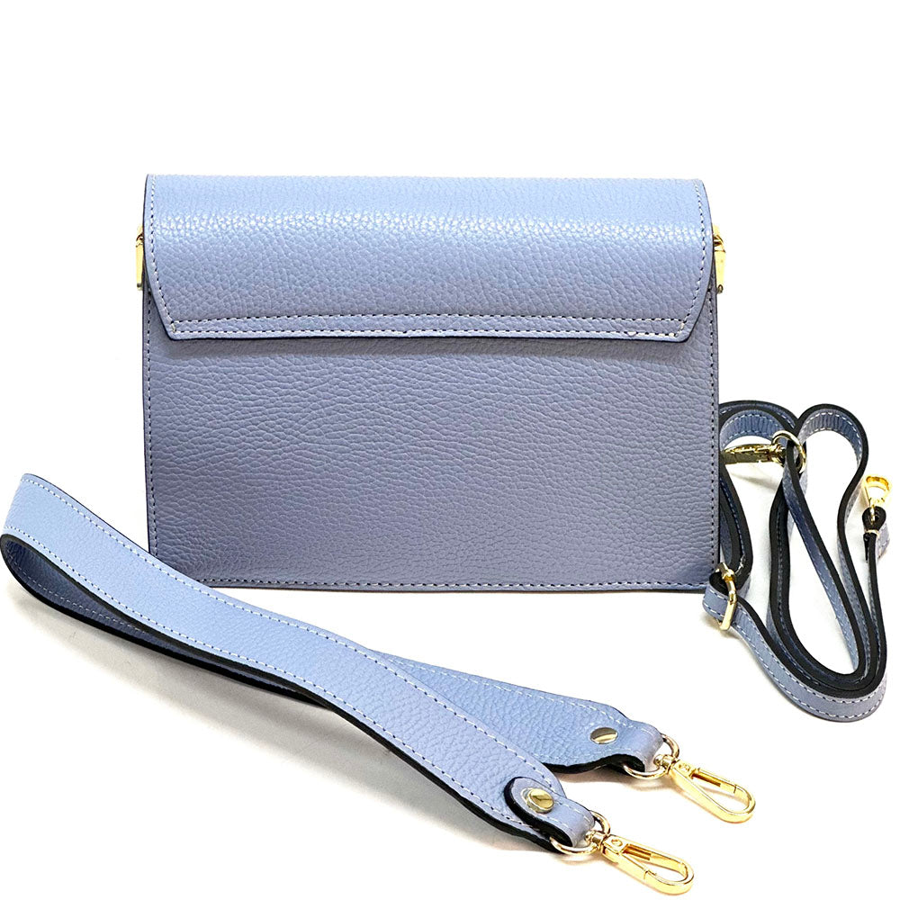 Wristlet made with cow leather handbag