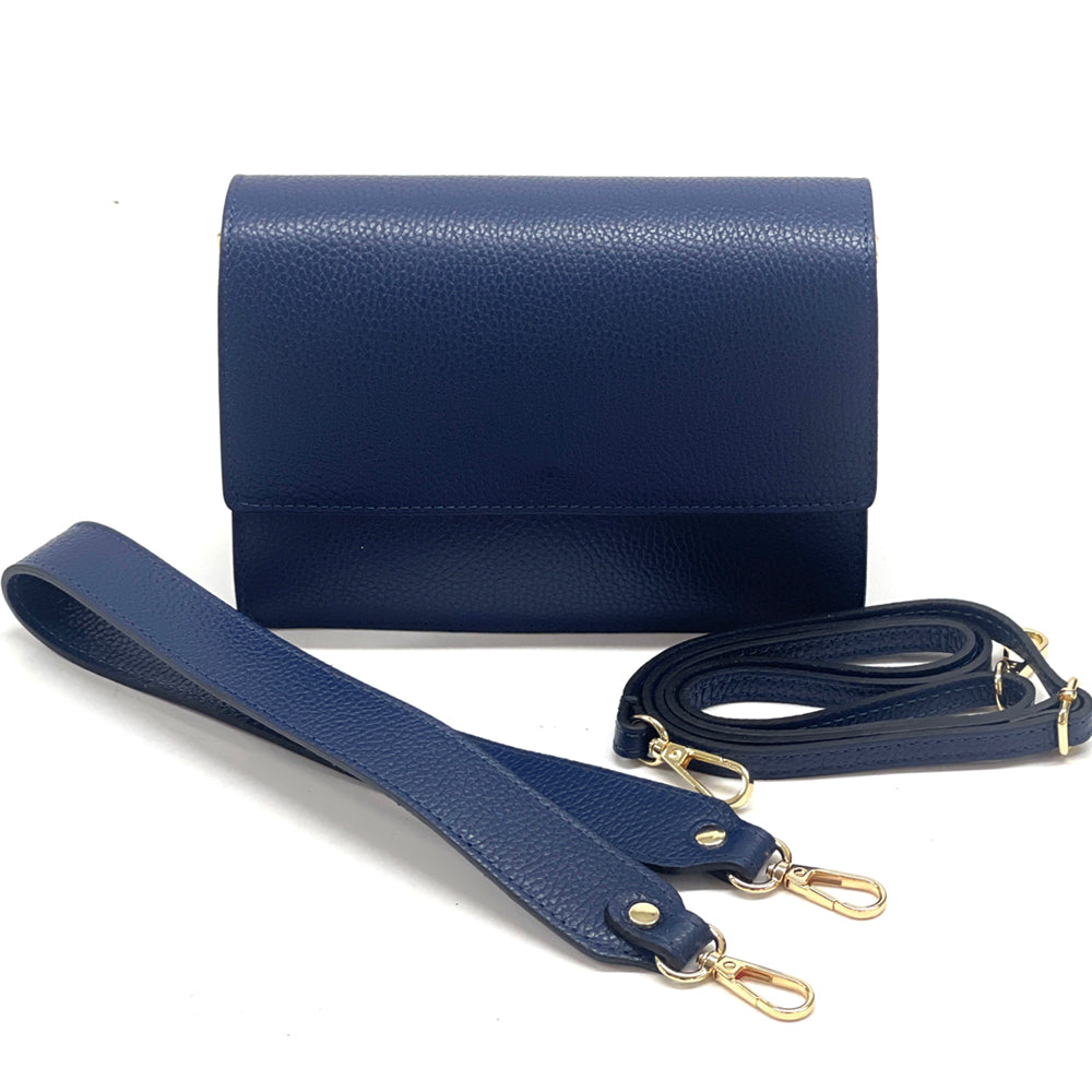 Wristlet made with cow leather handbag