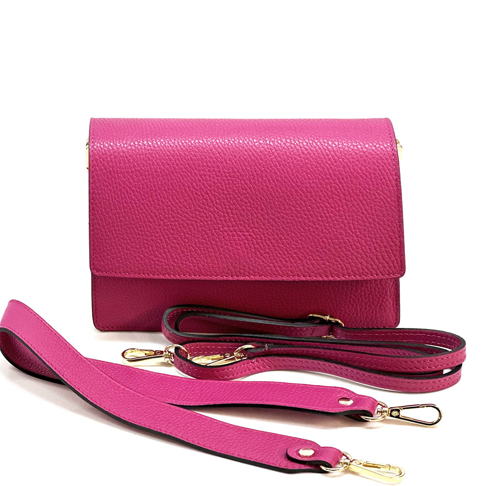 Wristlet made with cow leather handbag