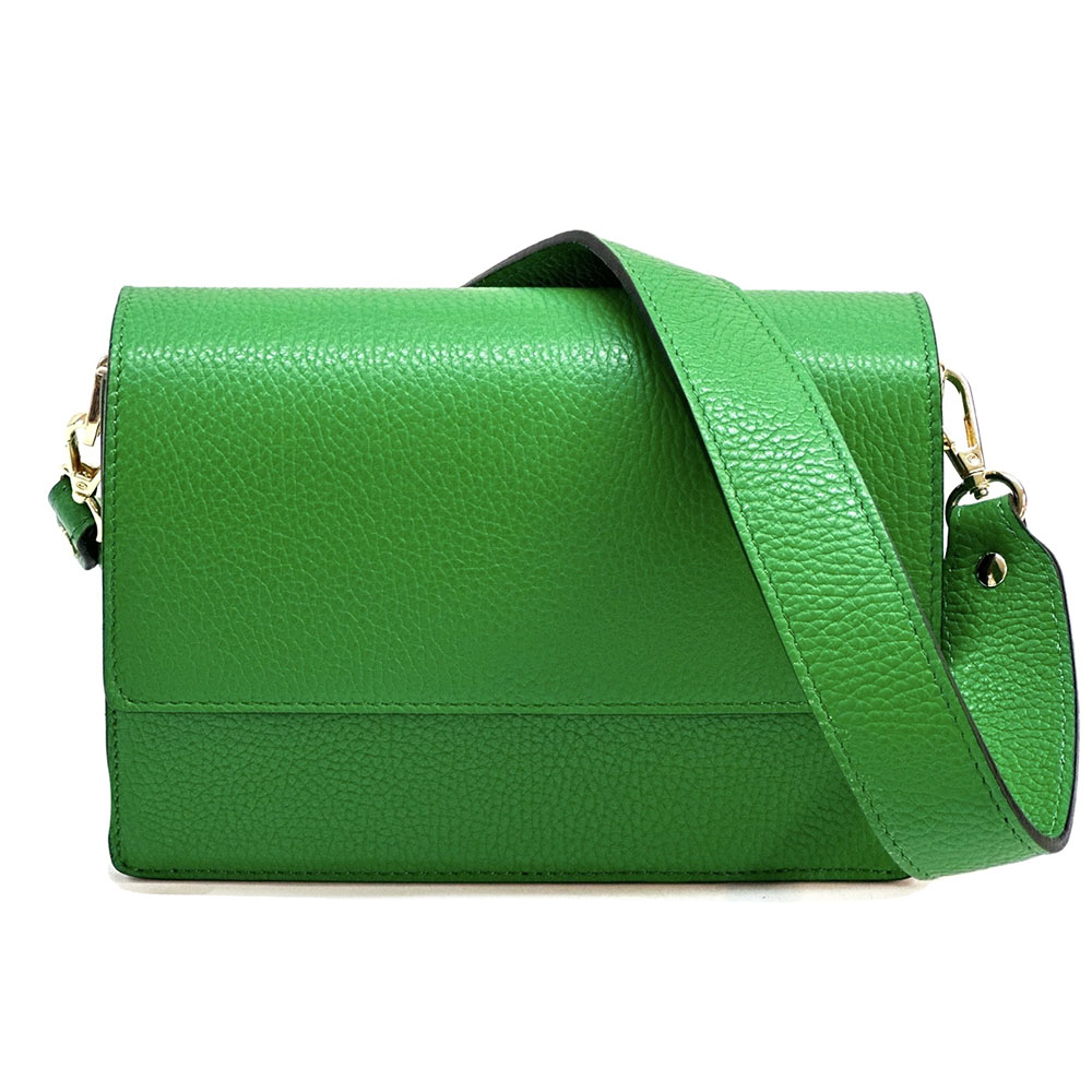 Wristlet made with cow leather Colour Light Green handbag