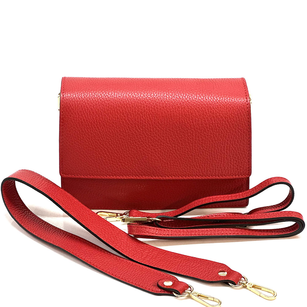 Wristlet made with cow leather handbag