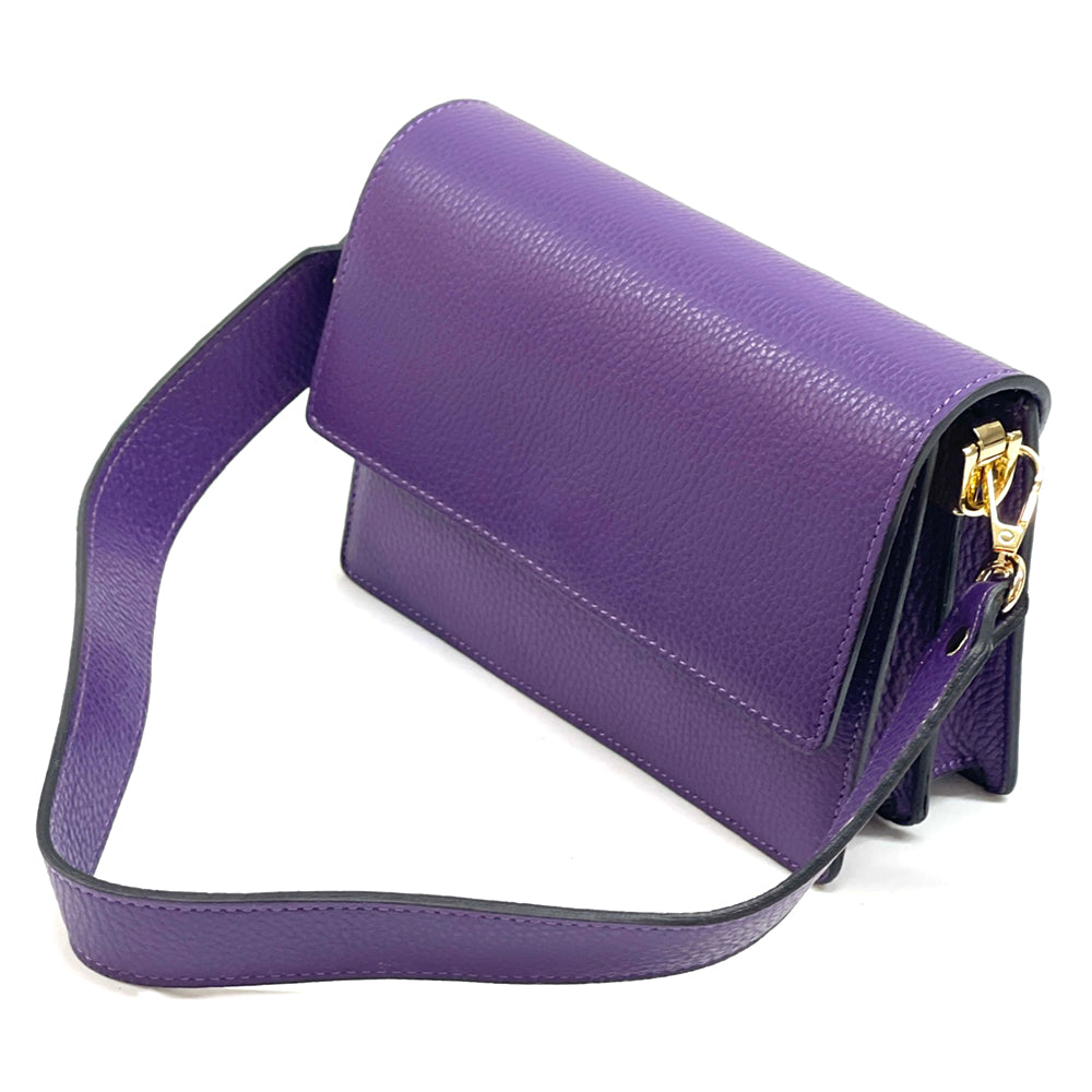 Wristlet made with cow leather handbag