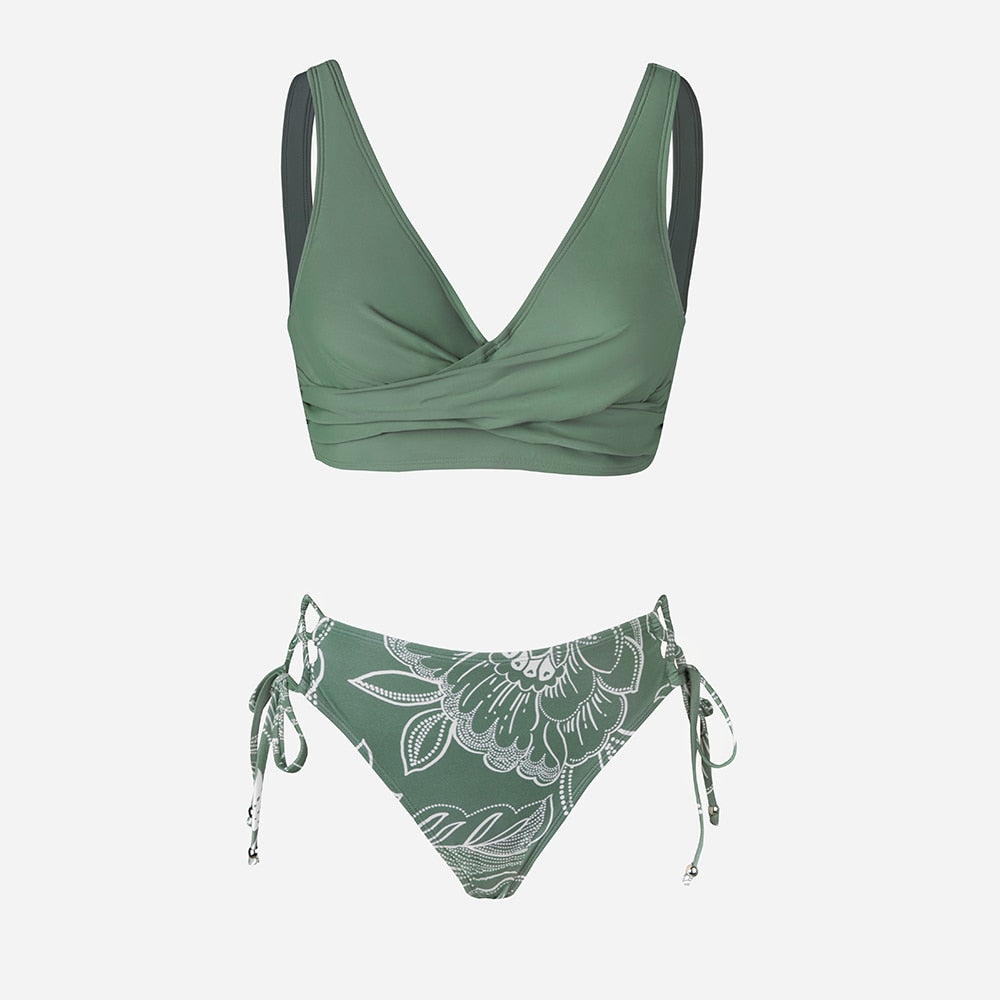 Black Twist High Waist Bikini Sets – Verde Limon Panama