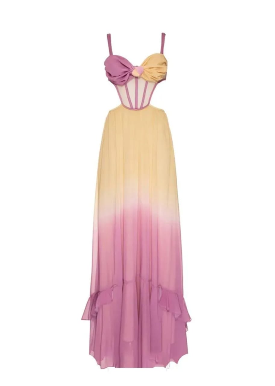 Dyed Chiffon Dresses