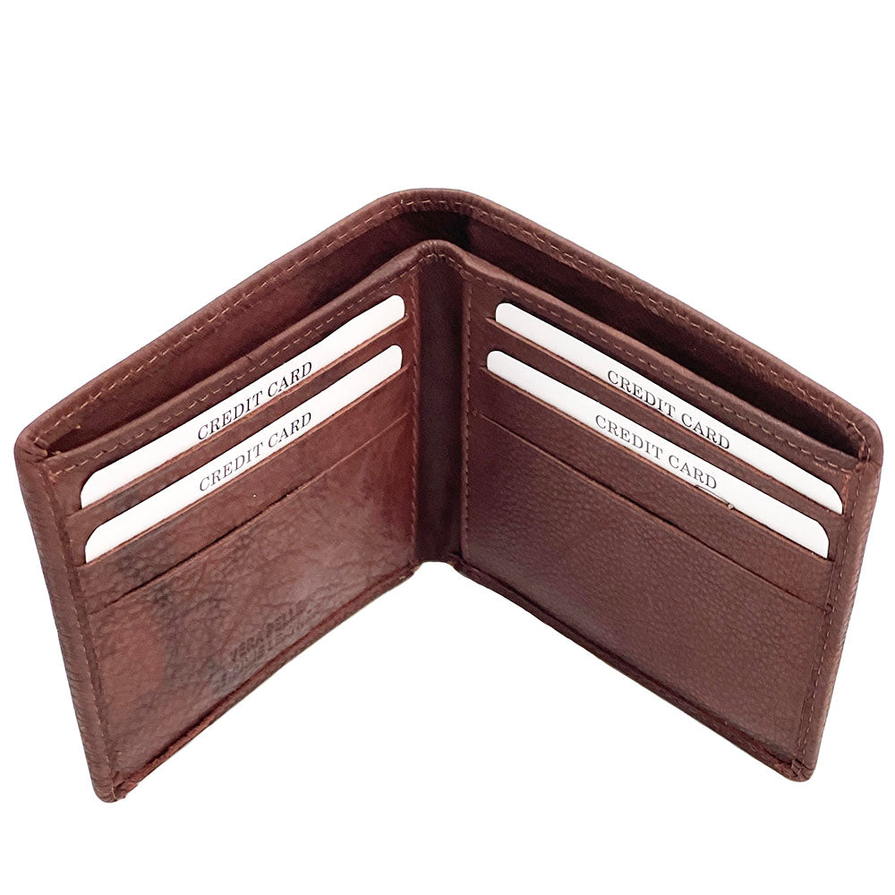 Lino Zip cow leather wallet